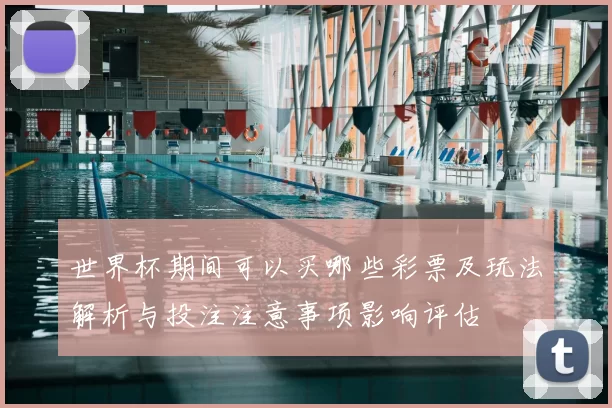 世界杯期间可以买哪些彩票及玩法解析与投注注意事项影响评估