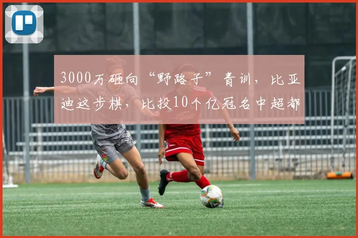 3000万砸向“野路子”青训,比亚迪这步棋,比投10个亿冠名中超都值_董路_中国足协_孩子